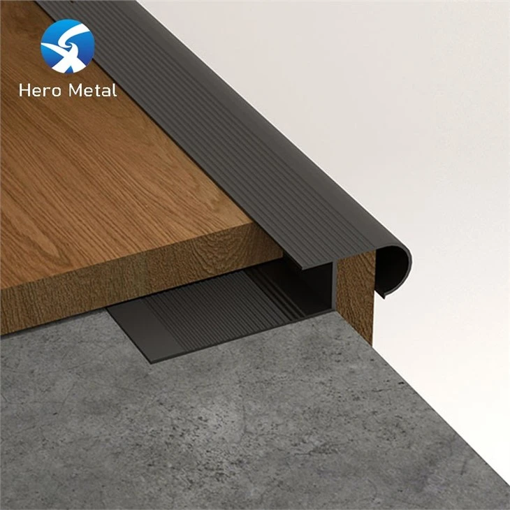 black stair nosing