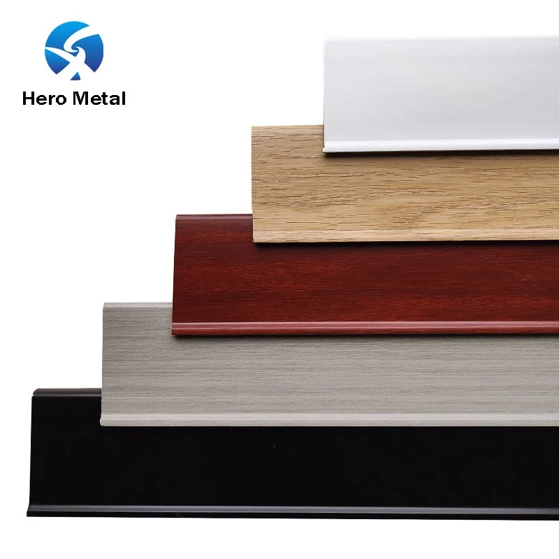 กระดานรอบ PVC สีลายไม้