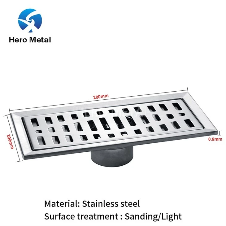 stainless steel flooring drain