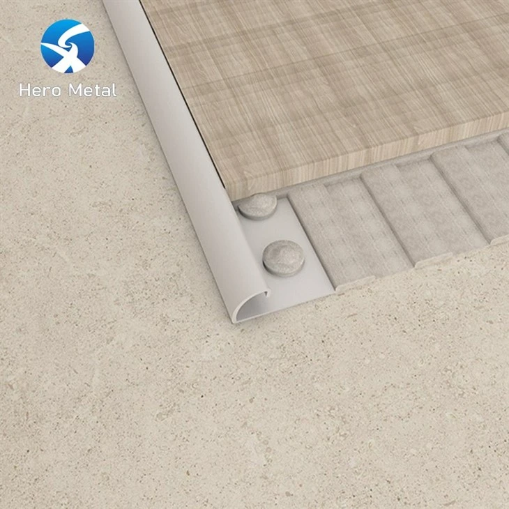 stainless steel brushed tile trim
